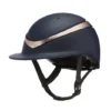 Charles Owen Halo Luxe Hat Wide Peak With MIPS - Navy/Rose Gold 2 Charles Owen Halo Luxe Hat Wide Peak With MIPS - Navy/Rose Gold -Equestrian Related 01.11.2120 20CO1174