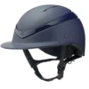 Charles Owen Luna Wide Peak Hat - Navy Matt / Navy Gloss -Equestrian Related 1 10