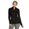 Ariat Women's Sunstopper 2.0 1/4 Zip Baselayer Black 2 Ariat Women's Sunstopper 2.0 1/4 Zip Baselayer Black -Equestrian Related 10030429 front