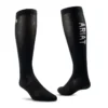 Ariat Tek Women's Essential Performance Socks Black -Equestrian Related 10043940 front