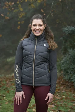 Covalliero Quilted Waistcoat Gilet Graphite -Equestrian Related 177963 2