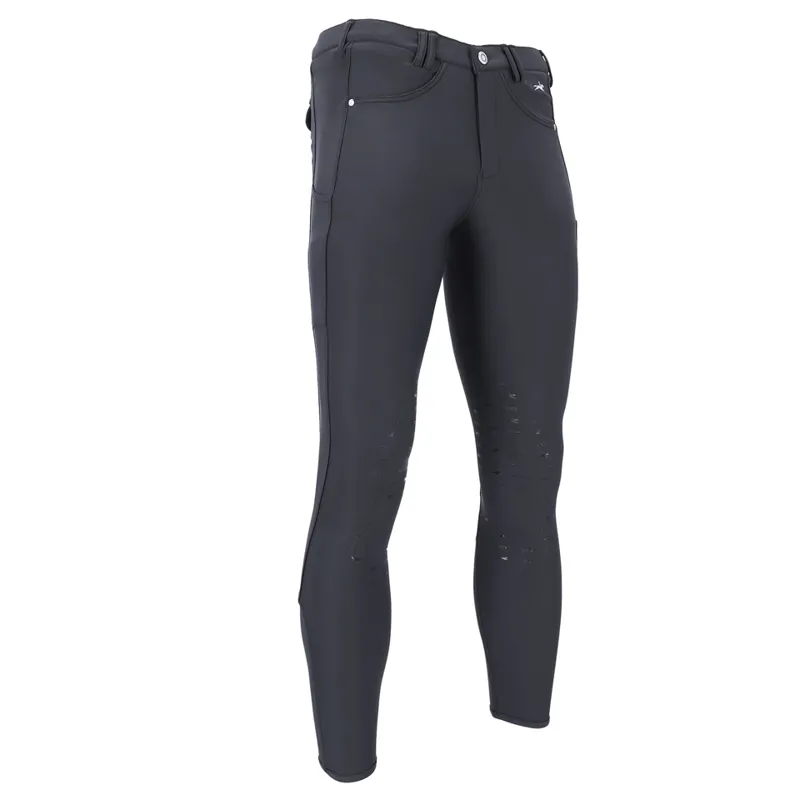 Schockemohle Draco II Men's Knee Grip Breeches Dark Blue 3 Schockemohle Draco II Men's Knee Grip Breeches Dark Blue