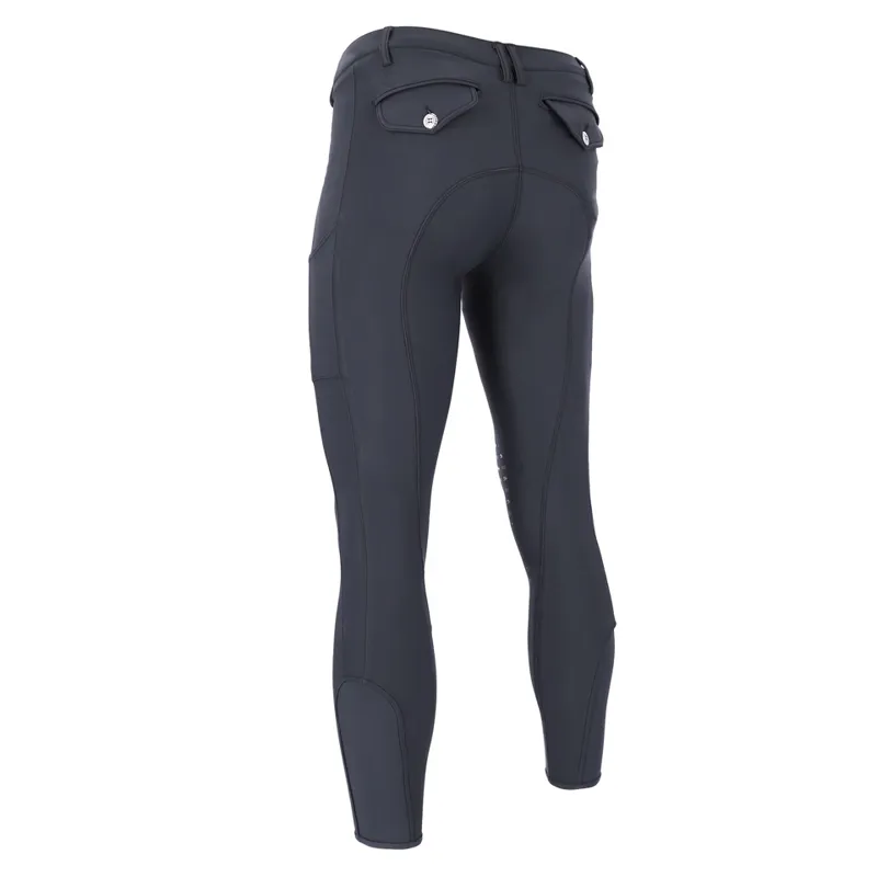 Schockemohle Draco II Men's Knee Grip Breeches Dark Blue 4 Schockemohle Draco II Men's Knee Grip Breeches Dark Blue - Image 2