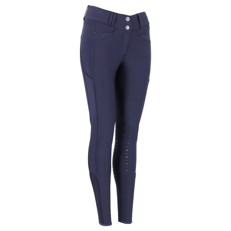Schockemohle Darleen Knee Grip Breeches Dark Blue 3 Schockemohle Darleen Knee Grip Breeches Dark Blue