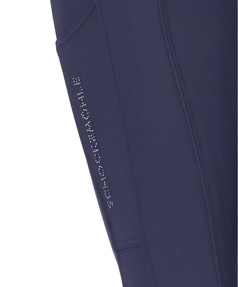 Schockemohle Darleen Knee Grip Breeches Dark Blue 6 Schockemohle Darleen Knee Grip Breeches Dark Blue - Image 4