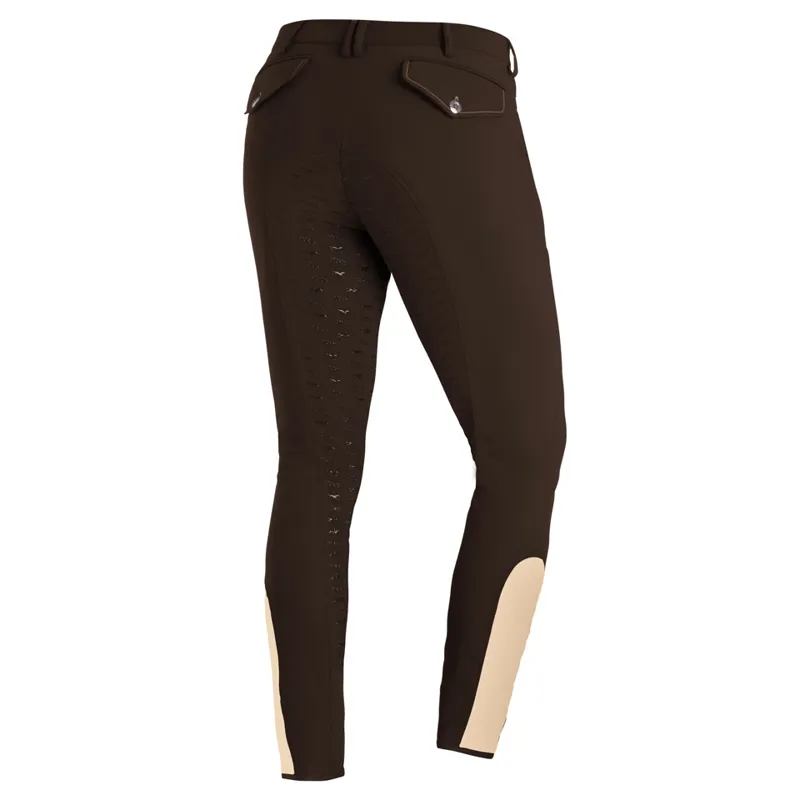 Schockemohle Hero Men's Full Seat Breeches Dark Brown 4 Schockemohle Hero Men's Full Seat Breeches Dark Brown - Image 2