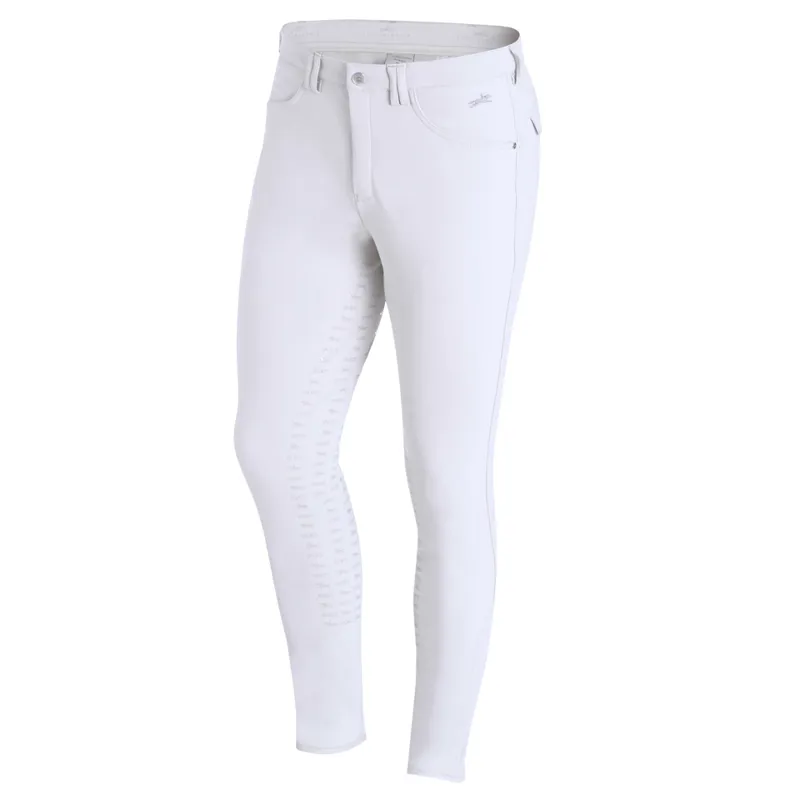 Schockemohle Hero Men's Full Seat Breeches White 3 Schockemohle Hero Men's Full Seat Breeches White