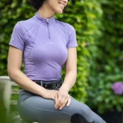 LeMieux Mia Mesh Short Sleeved Base Layer Iris 15 LeMieux Mia Mesh Short Sleeved Base Layer Iris -Equestrian Related 3po4EuAE