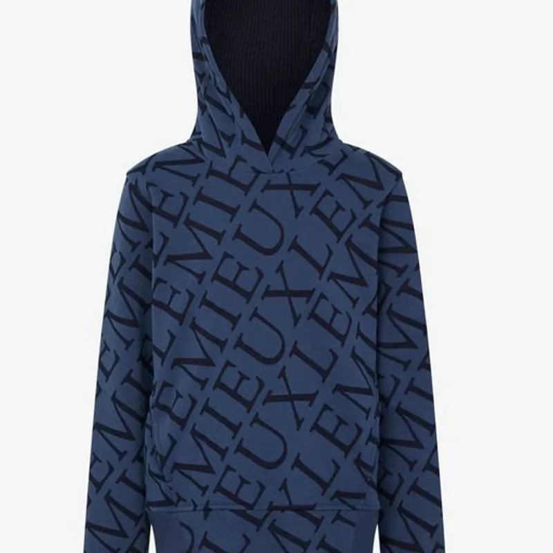 LeMieux Young Rider Honor Pop Over Hoodie Atlantic 4 LeMieux Young Rider Honor Pop Over Hoodie Atlantic - Image 2