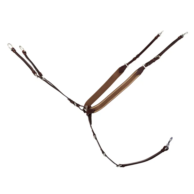 Schockemohle Pro Jump Plus Breastplate Antique Brown-Silver 3 Schockemohle Pro Jump Plus Breastplate Antique Brown-Silver