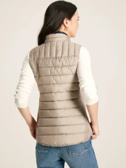 Joules Women's Whitlow Padded Gilet - Pearl -Equestrian Related 672083s2
