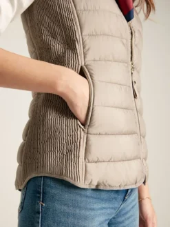 Joules Women's Whitlow Padded Gilet - Pearl -Equestrian Related 672083s5