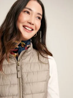 Joules Women's Whitlow Padded Gilet - Pearl -Equestrian Related 672083s6