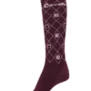 Cavallo Sura Ladies Functional Socks Red Wine -Equestrian Related A001089 V REW 01