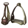 Acavallo Opera Stirrups Brown 2 Acavallo Opera Stirrups Brown -Equestrian Related Acavallo Opera Stirrups BrownGold 1