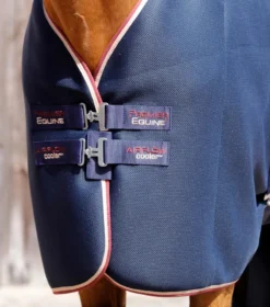 Premier Equine Airflow Cooler Rug Navy 10 Premier Equine Airflow Cooler Rug Navy -Equestrian Related Airflow Cooler Rug Navy 3