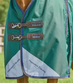 Premier Equine Akoni 0g Turnout With Classic Neck Cover Green -Equestrian Related Akoni Stratus 0g Green 3