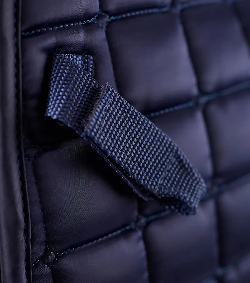 Premier Equine Alberta CC Satin Dressage Square Navy 4 Premier Equine Alberta CC Satin Dressage Square Navy - Image 2