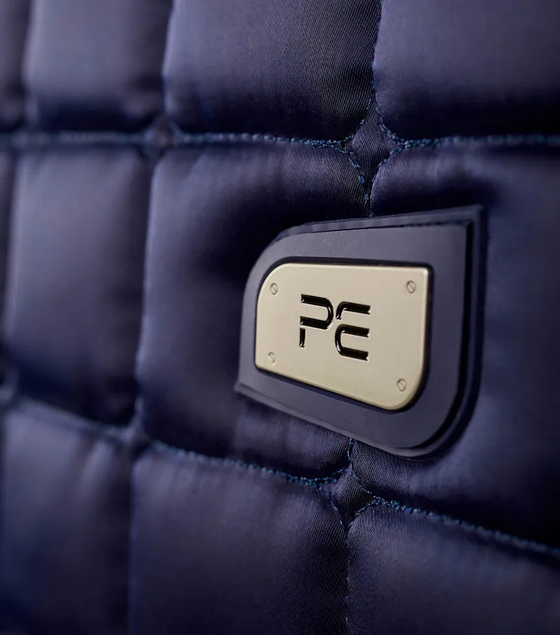 Premier Equine Alberta CC Satin Dressage Square Navy 5 Premier Equine Alberta CC Satin Dressage Square Navy - Image 3
