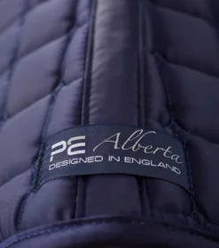 Premier Equine Alberta CC Satin Dressage Square Navy 11 Premier Equine Alberta CC Satin Dressage Square Navy -Equestrian Related Alberta Dressage Saddle Pad Navy 6