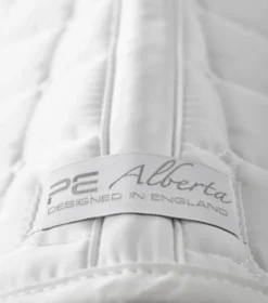 Premier Equine Alberta CC Satin GP/Jump Square White 13 Premier Equine Alberta CC Satin GP/Jump Square White -Equestrian Related Alberta GP Jump Saddle Pad White 6