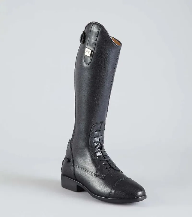 Premier Equine Anima Junior Synthetic Field Tall Riding Boot Black 3 Premier Equine Anima Junior Synthetic Field Tall Riding Boot Black