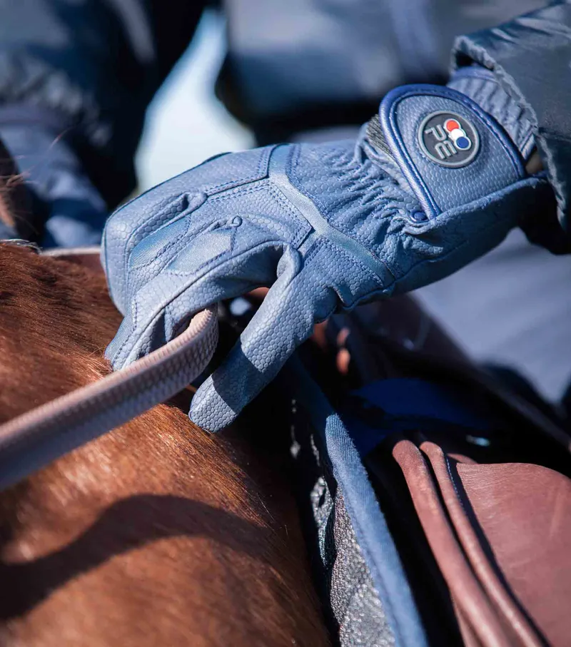 Premier Equine Ascot Horse Riding Gloves Navy 8 Premier Equine Ascot Horse Riding Gloves Navy - Image 6