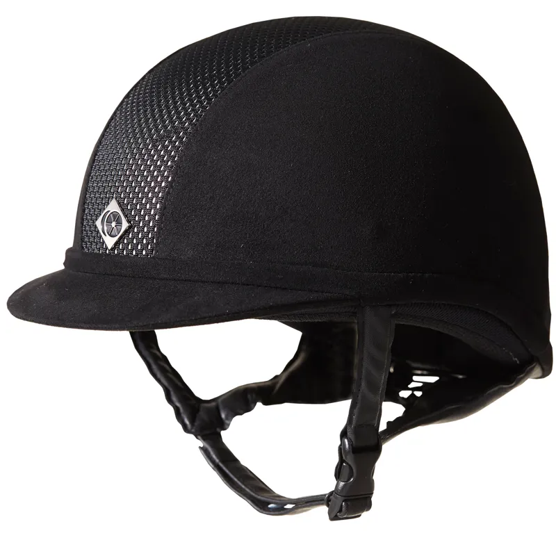 Charles Owen AYR8 Plus Riding Hat Black/Silver 3 Charles Owen AYR8 Plus Riding Hat Black/Silver
