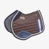 Premier Equine Azzure Anti-Slip Satin GP/Jump Square Brown 1 Premier Equine Azzure Anti-Slip Satin GP/Jump Square Brown -Equestrian Related Azzure Anti Slip Satin GP Jump Square Brown 1
