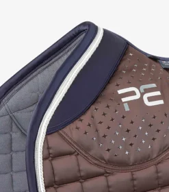 Premier Equine Azzure Anti-Slip Satin GP/Jump Square Brown -Equestrian Related Azzure Anti Slip Satin GP Jump Square Brown 3