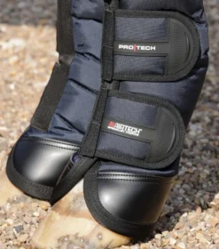 Premier Equine Ballistic Knee Pro-Tech Horse Travel Boots Navy -Equestrian Related Ballistic Knee Pro Tech Travel Boots Navy 4
