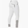 Premier Equine Barusso Men's Gel Knee Breeches White -Equestrian Related Barusso Mens Gel Knee Breech White 4