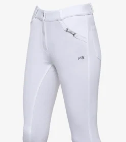 Premier Equine Brava Girls Full Seat Gel Riding Breeches White -Equestrian Related Brava girls breeches white 2