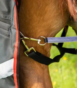 Premier Equine Buster 250g Turnout Rug With Classic Neck Cover Black -Equestrian Related Buster 250 Turnout Rug Black 6