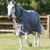Premier Equine Buster 50g Turnout Rug With Snug-Fit Neck Cover Grey