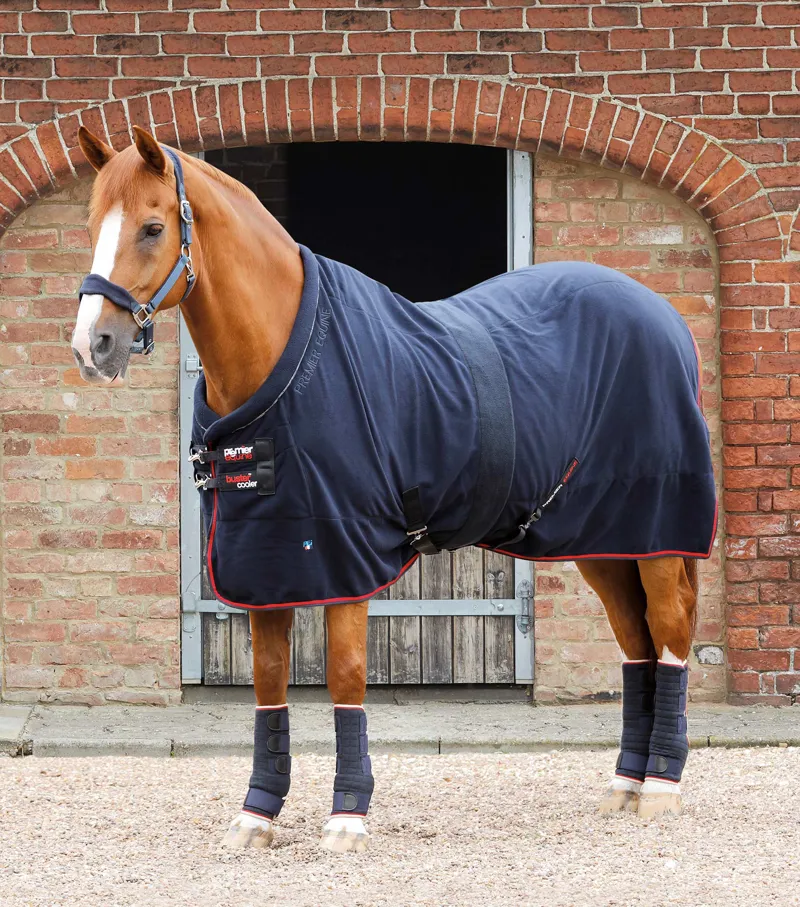 Premier Equine Buster Fleece Cooler Rug - Prestige Edition Navy 3 Premier Equine Buster Fleece Cooler Rug - Prestige Edition Navy