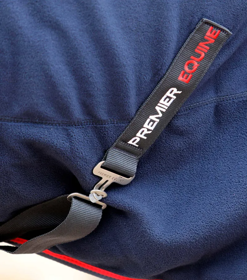 Premier Equine Buster Fleece Cooler Rug - Prestige Edition Navy 7 Premier Equine Buster Fleece Cooler Rug - Prestige Edition Navy - Image 5