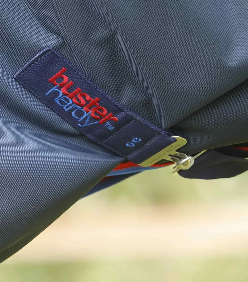 Premier Equine Buster Hardy 0g Half Neck Turnout Rug Navy 7 Premier Equine Buster Hardy 0g Half Neck Turnout Rug Navy - Image 5