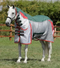 Premier Equine Buster Stay-Dry Super Lite Fly Rug With Surcingles Green