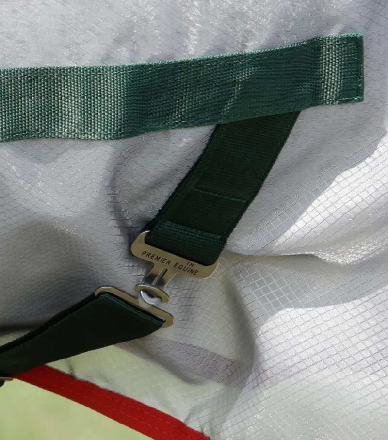 Premier Equine Buster Stay-Dry Super Lite Fly Rug With Surcingles Green 7 Premier Equine Buster Stay-Dry Super Lite Fly Rug With Surcingles Green - Image 5