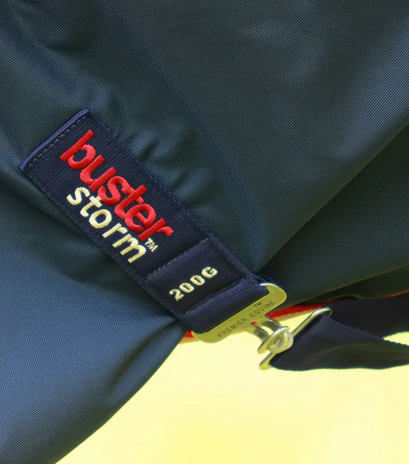 Premier Equine Buster Storm 200g Combo Turnout Rug With Snug-Fit Neck Navy 7 Premier Equine Buster Storm 200g Combo Turnout Rug With Snug-Fit Neck Navy - Image 5