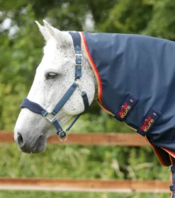 Premier Equine Buster Zero Turnout Rug With Classic Neck Cover Navy -Equestrian Related Buster Zero Turnout Rug Navy 3