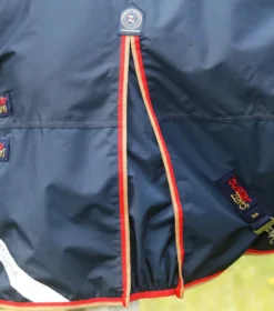 Premier Equine Buster Zero Turnout Rug With Classic Neck Cover Navy -Equestrian Related Buster Zero Turnout Rug Navy 4