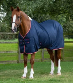 Premier Equine Buster Waffle Horse Cooler Rug Navy
