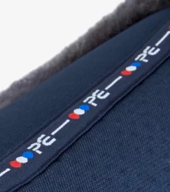 Premier Equine CC Airtechnology Shockproof Wool Pad - Dressage Navy/Grey Wool -Equestrian Related CLB6BA1