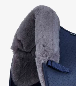 Premier Equine CC Airtechnology Shockproof Wool Pad - Dressage Navy/Grey Wool -Equestrian Related CLOSE 3 5