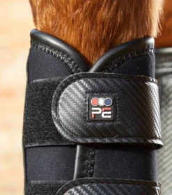 Premier Equine Carbon Air-Tech Double Locking Brushing Boots Black -Equestrian Related Carbon Air Tech Double Locking Brushing Boot Black 6