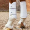 Premier Equine Carbon Air-Tech Double Locking Brushing Boots White -Equestrian Related Carbon Air Tech Double Locking Brushing Boot White 1