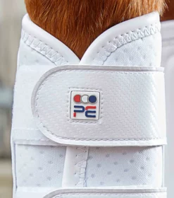 Premier Equine Carbon Air-Tech Double Locking Brushing Boots White -Equestrian Related Carbon Air Tech Double Locking Brushing Boot White 6