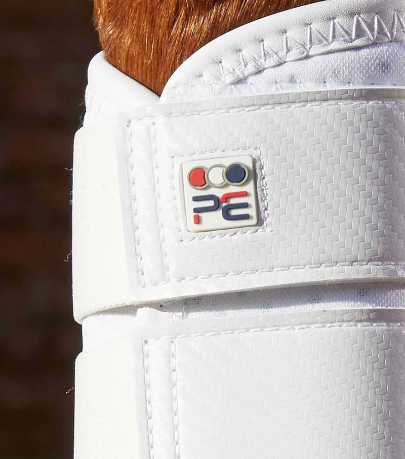 Premier Equine Carbon Air-Tech Single Locking Brushing Boots White 7 Premier Equine Carbon Air-Tech Single Locking Brushing Boots White - Image 5